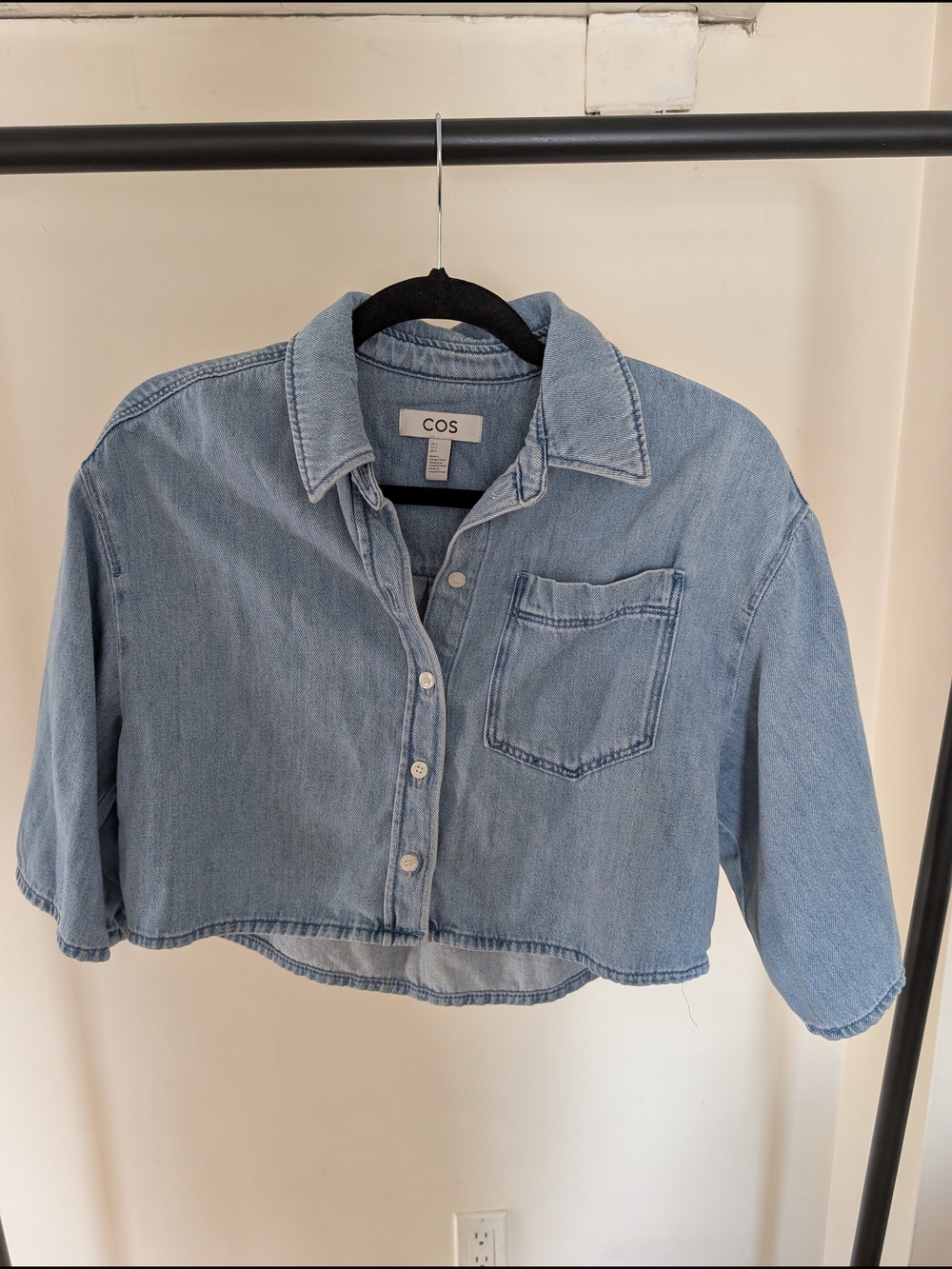 COS Light Blue Denim Shirt Jacket - Picture 2 of 4